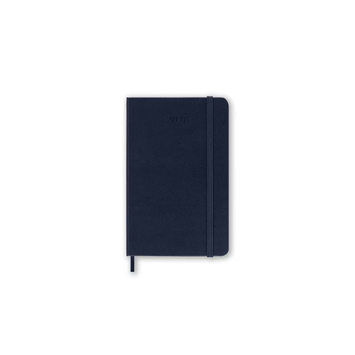 2026 Diary Moleskine Pocket Daily Hard Cover Sapphire Blue M-DHB2012DC2Y26