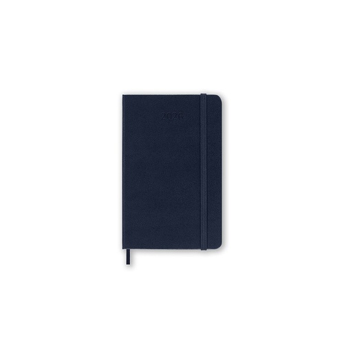 2026 Diary Moleskine Pocket Weekly Notebook Hard Cover Sapphire Blue M-DHB2012WN2Y26