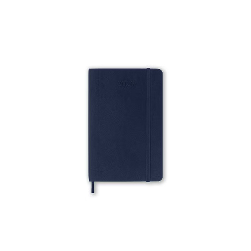 2026 Diary Moleskine Pocket Weekly Notebook Soft Cover Sapphire Blue M-DSB2012WN2Y26