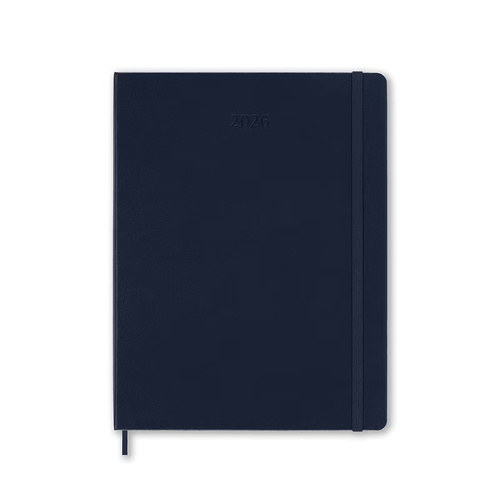 2026 Diary Moleskine XL Weekly Notebook Hard Cover Sapphire Blue M-DHB2012WN4Y26