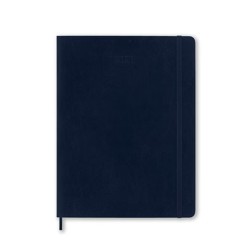 2026 Diary Moleskine XL Weekly Notebook Soft Cover Sapphire Blue M-DSB2012WN4Y26
