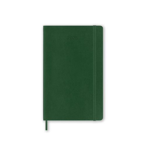 2026 Diary Moleskine Large Weekly Notebook Soft Cover Myrtle Green M-DSK1512WN3Y26