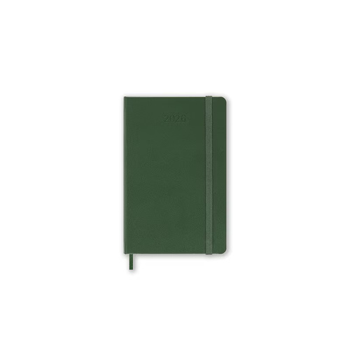 2026 Diary Moleskine Pocket Weekly Notebook Hard Cover Myrtle Green M-DHK1512WN2Y26