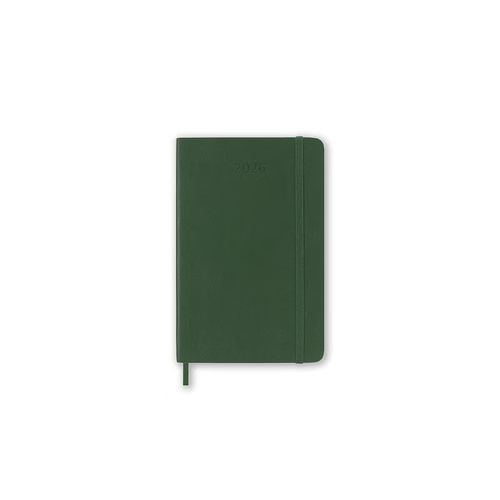 2026 Diary Moleskine Pocket Daily Soft Cover Myrtle Green M-DSK1512DC2Y26