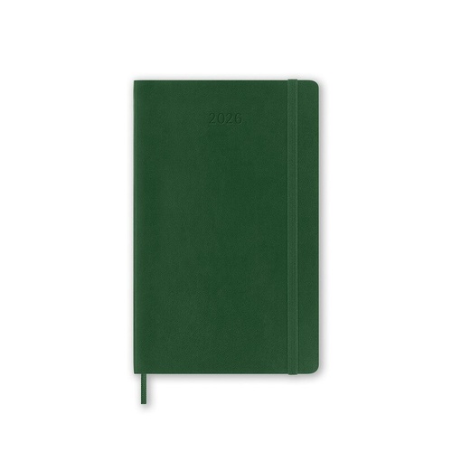 2026 Diary Moleskine Large Daily Soft Cover Myrtle Green M-DSK1512DC3Y26