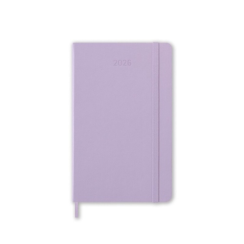 2026 Diary Moleskine Large Daily Hard Cover Lilac M-DHH1812DC3Y26