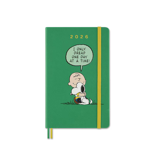 2026 Diary Moleskine Peanuts Large Daily Hard Cover M-DHPE12DC3Y26