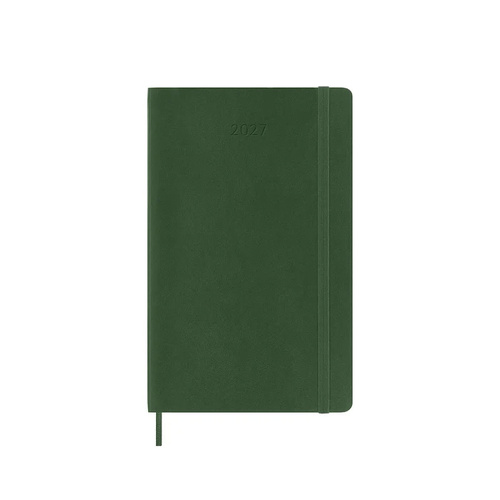 2027 Diary Moleskine Large Daily Myrtle Green Soft Cover, M-DSK1512DC3Y27