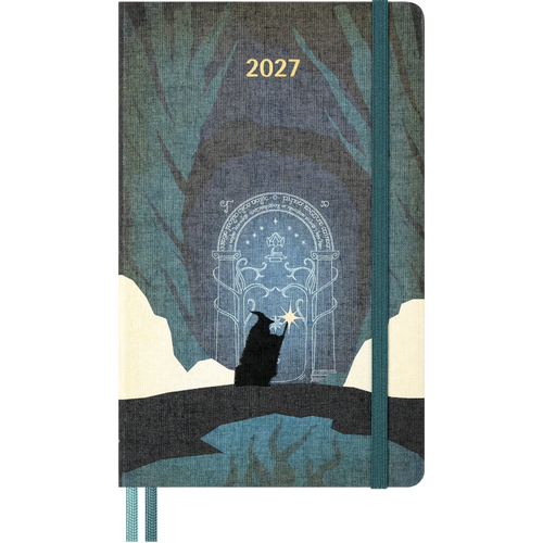 2027 Diary Moleskine Lord of The Rings Large Daily Hard Cover, M-DHLR12WN3Y27