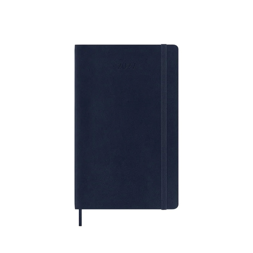 2027 Diary Moleskine Large Daily Sapphire Blue Soft Cover, M-DSB2012DC3Y27