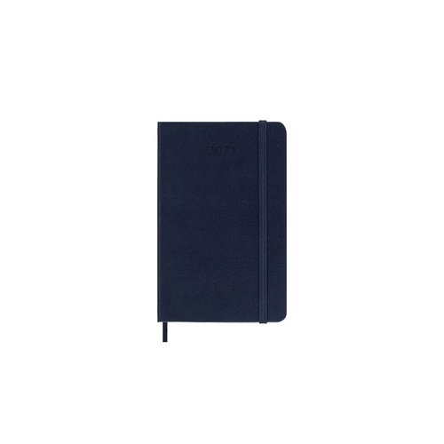 2027 Diary Moleskine Large Daily Sapphire Blue Hard Cover, M-DHB2012DC2Y27