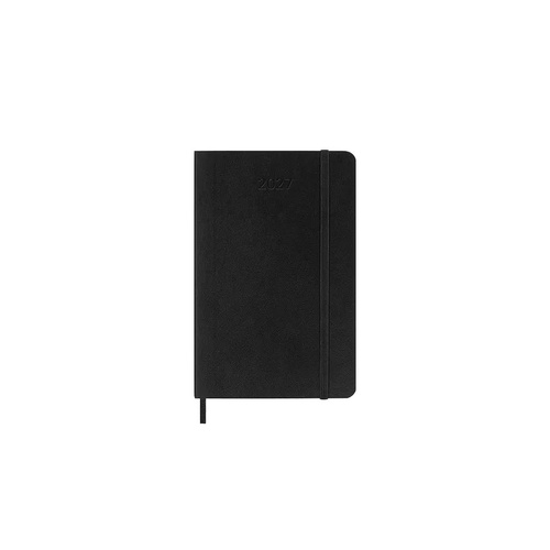 2027 Diary Moleskine Pocket Daily Black Soft Cover, M-DSB12DC2Y27