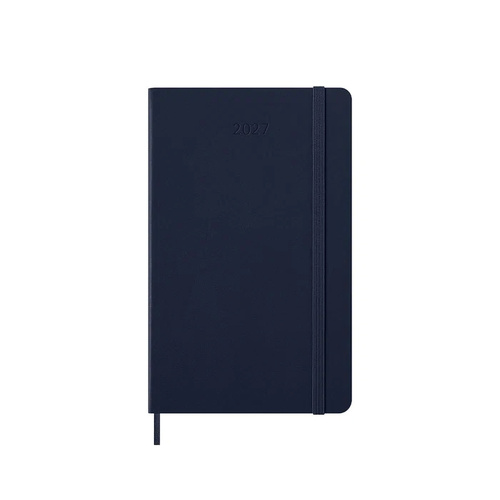 2027 Diary Moleskine Large Weekly Sapphire Blue Hard Cover, M-DHB2012WN3Y27