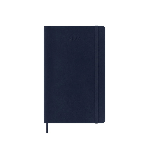 2027 Diary Moleskine Large Weekly Sapphire Blue Soft Cover, M-DSB2012WN3Y27