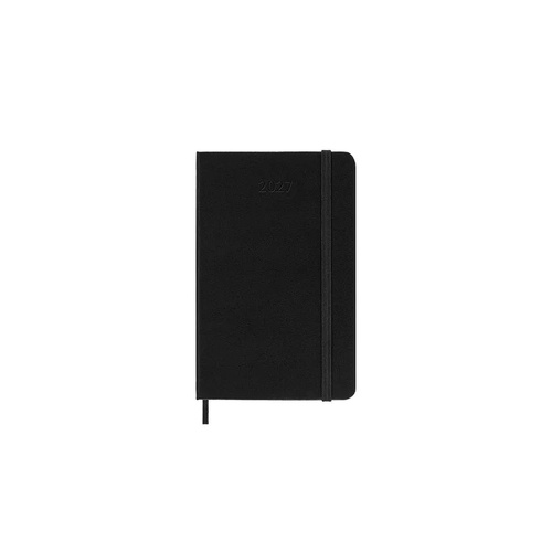 2027 Diary Moleskine Pocket Weekly Black Hard Cover, M-DHB12WN2Y27
