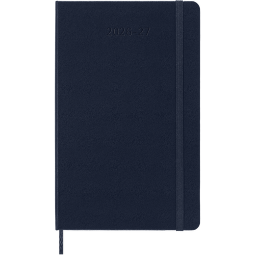 2026-2027 18-Month Diary Moleskine Large Weekly Notebook Planner Hardcover Sapphire Blue, M-DHB2018WN3Y27