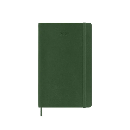 2027 Diary Moleskine Large Weekly Myrtle Green Soft Cover, M-DSK1512WN3Y27