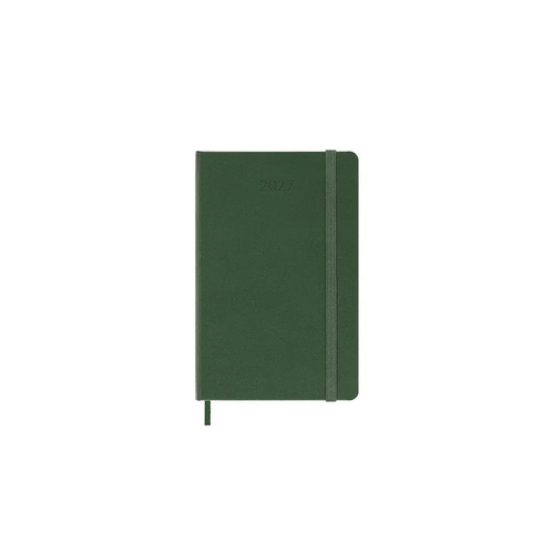 2027 Diary Moleskine Pocket Weekly Myrtle Green Hard Cover, M-DHK1512WN2Y27
