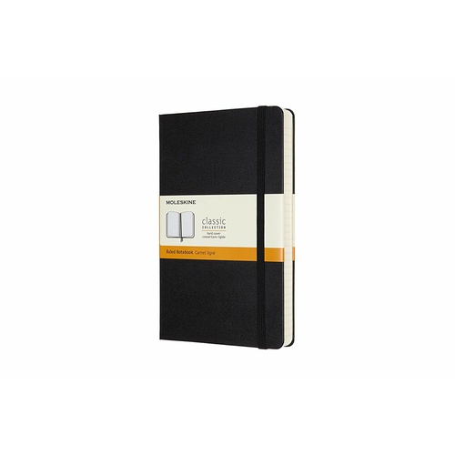 Moleskine Classic Collection, Large Ruled Notebook, Hardcover Black 