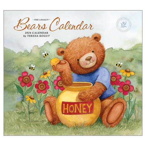 2024 Calendar Bears by Teresa Kogut Wall The Legacy WCA83155