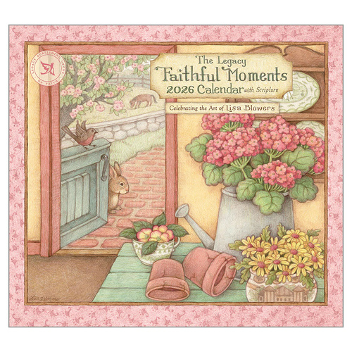 2026 Calendar The Legacy Faithful Moments with Scripture by Lisa Blowers, Horizontal Wall WCA100848