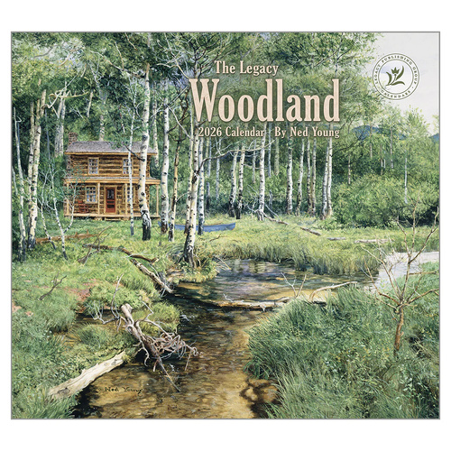 2026 Calendar The Legacy Woodland by Ned Young, Horizontal Wall WCA101530