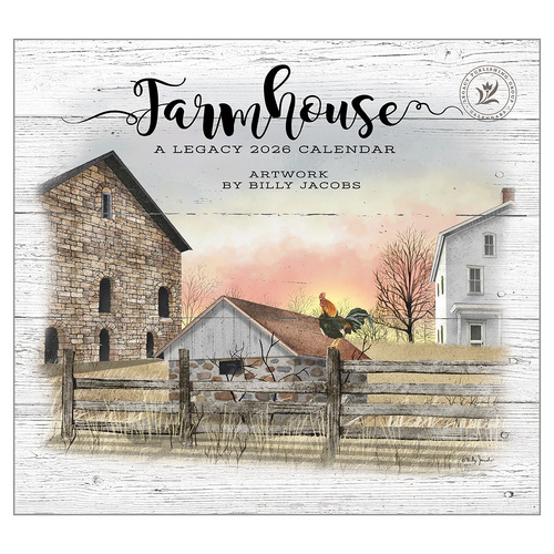 2026 Calendar The Legacy Farmhouse by Billy Jacobs, Horizontal Wall WCA102380