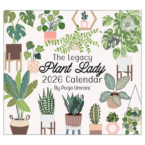 2026 Calendar The Legacy Plant Lady by Pooja Umrani, Horizontal Wall WCA102973