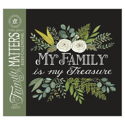 2026 Calendar The Legacy Family Matters by Deb Strain, Horizontal Wall WCA103011