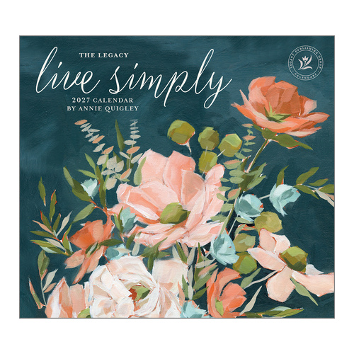 2027 Calendar The Legacy Live Simply Horizontal Wall WCA112074
