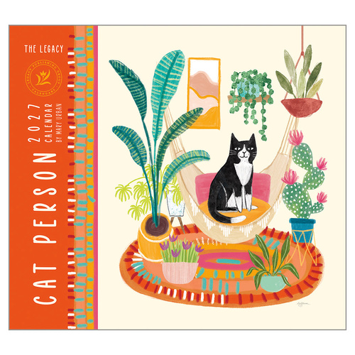 2027 Calendar The Legacy Cat Person Horizontal Wall WCA112240