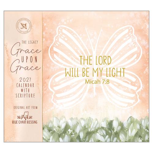 2027 Calendar The Legacy Grace Upon Grace Horizontal Wall WCA113390