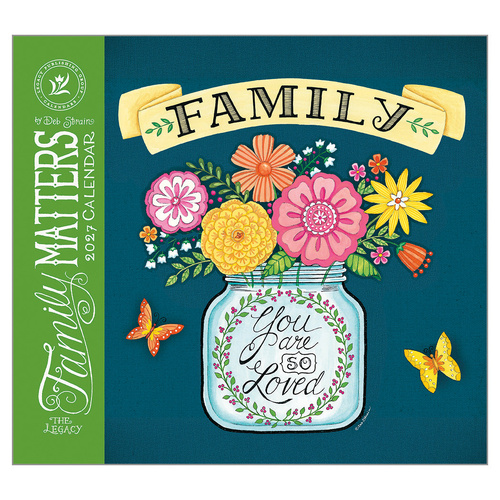 2027 Calendar The Legacy Family Matters Horizontal Wall WCA113912