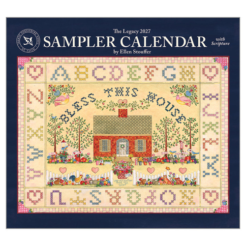 2027 Calendar The Legacy Sampler Horizontal Wall WCA110903