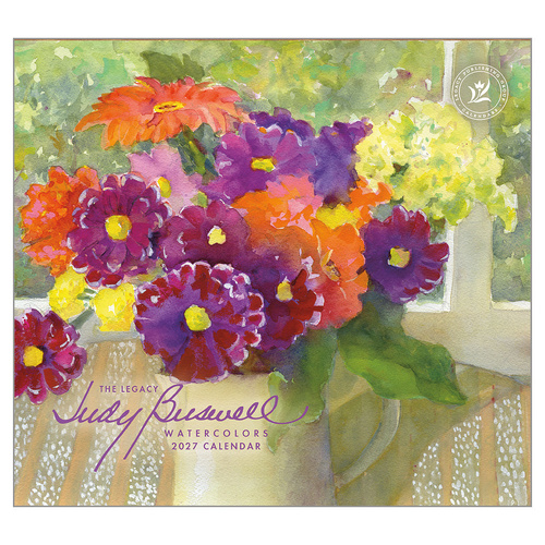 2027 Calendar The Legacy Judy Buswell Watercolors Horizontal Wall WCA111358