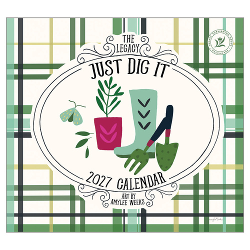 2027 Calendar The Legacy Just Dig It Horizontal Wall WCA113404