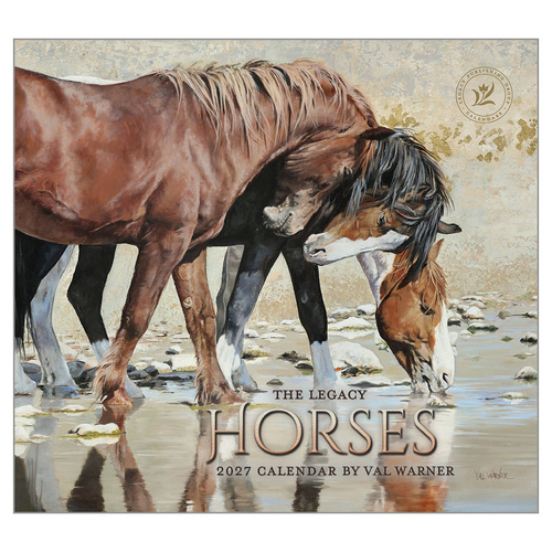 2027 Calendar The Legacy Horses Horizontal Wall WCA114567