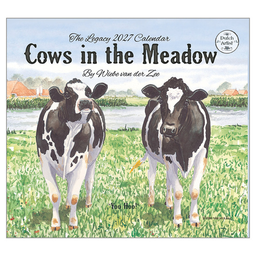 2027 Calendar The Legacy Cows In The Meadow Horizontal Wall WCA110470