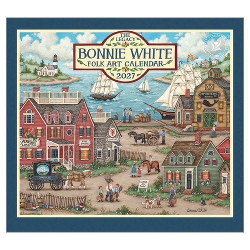 2027 Calendar The Legacy Bonnie White Horizontal Wall WCA112655