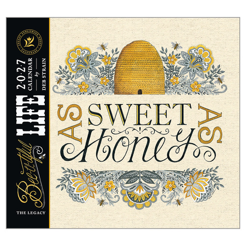 2027 Calendar The Legacy Bee-u-tiful Life Horizontal Wall WCA113959