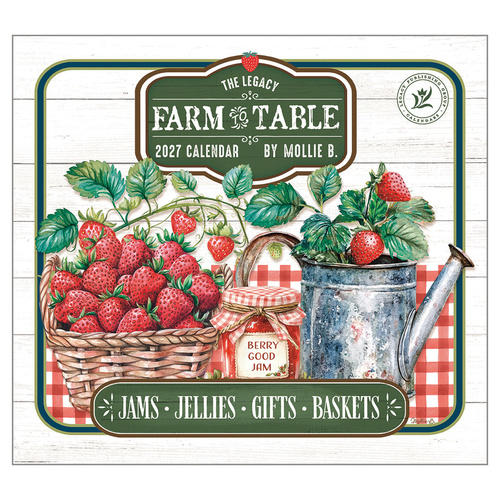 2027 Calendar The Legacy Farm To Table Horizontal Wall WCA111089