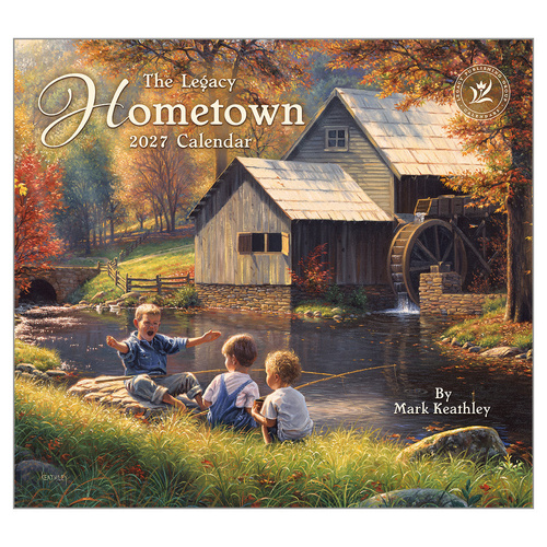 2027 Calendar The Legacy Hometown Horizontal Wall WCA111320