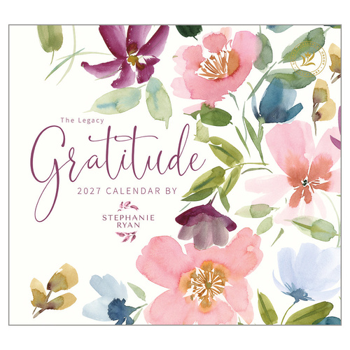 2027 Calendar The Legacy Gratitude Horizontal Wall WCA112138