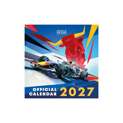 2027 Calendar Oracle Red Bull Racing Formula 1 Official Square Wall, Pyramid I06606