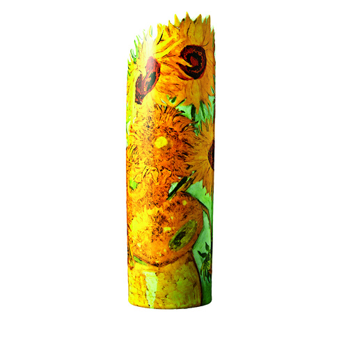 John Beswick Vase 22cm Van Gogh Sunflowers, Whitehill SDA01