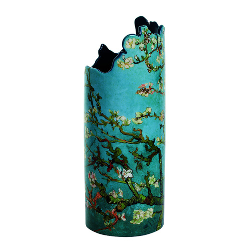 John Beswick Vase 23cm Van Gogh Almond Tree In Blossom, Whitehill SDA020