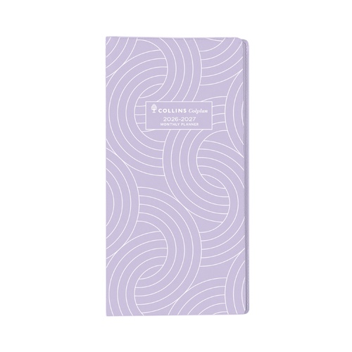 2026-2027 2-Year Diary Collins Colplan B6/7 Month to View Lilac 11W.V55-26