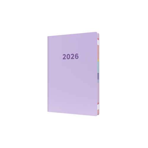 2026 Diary Collins Edge Mira A5 Week to View Lilac EDMR153.55