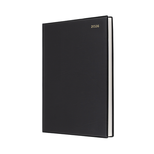 2026 Diary Collins Belmont A4 Day to Page Black 147.V99