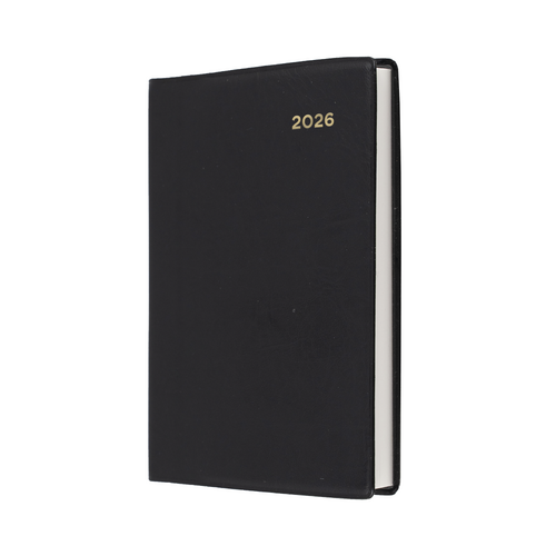 2026 Diary Collins Belmont Pocket A7 2 Days to a Page Black 237.V99